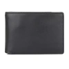 J. Buxton Dopp Double Id Billfold Mens Rfid Blocking Bifold Wallet In Black