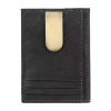 J. Buxton Mens Rfid Blocking Front Pocket Wallet In Black