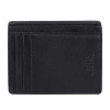 J. Buxton Mens Rfid Blocking Front Pocket Wallet In Black