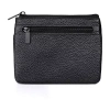 J. Buxton Solid Pebble Coin Case Wallet In Black