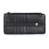 J. Buxton Womens Rfid Blocking Indexer Wallet In Black