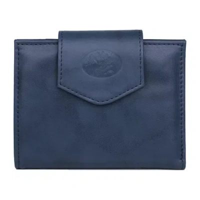 J. Buxton Womens Rfid Blocking Indexer Wallet In Blue