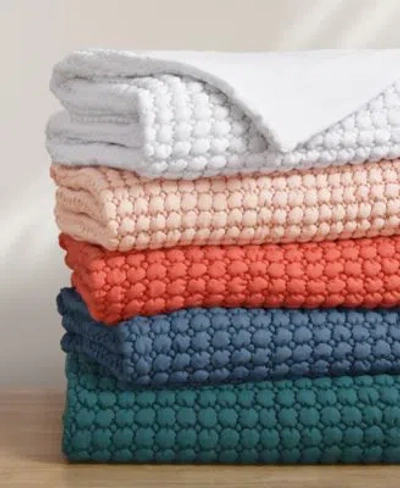 J By J Queen Bold Cloud Puff Quilt Sets In Blush
