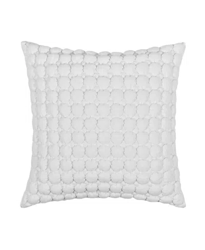 J By J Queen Bold Cloud Puff Quilted Decorative Pillow, 20" X 20"