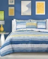 J By J Queen Bold Seashore Quilt Sets