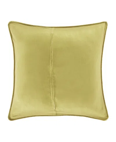 J By J Queen Cayman Quilted Sham, European In Chartreuse