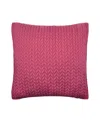 J By J Queen Cayman Quilted Sham, European In Fuchsia