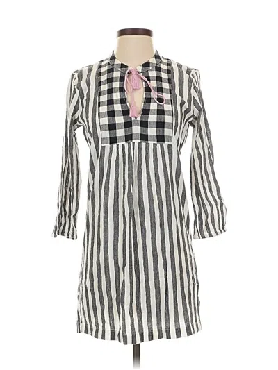 Pre-owned J. By J.crew 3/4 Sleeve Blouse In Silver