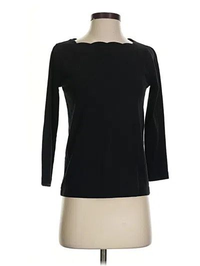 Pre-owned J. By J.crew 3/4 Sleeve T-shirt In Black