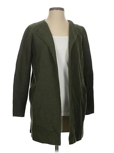 Pre-owned J. By J.crew Cardigan Sweater In Green