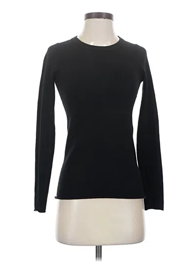 Pre-owned J. By J.crew Cashmere Pullover Sweater In Black