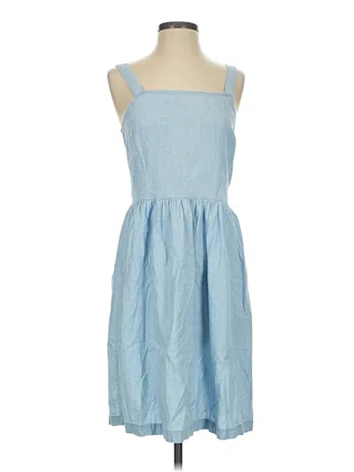 Pre-owned J. By J.crew Casual Dress In Blue