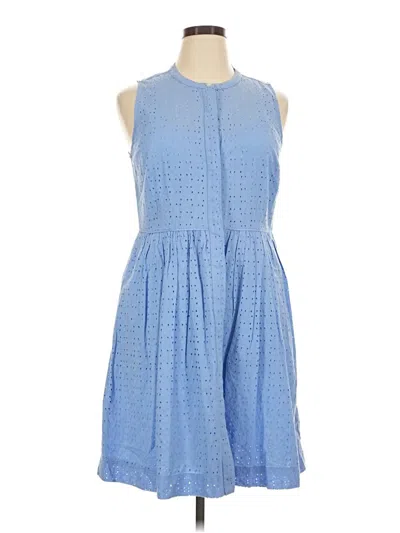 Pre-owned J. By J.crew Casual Dress In Blue