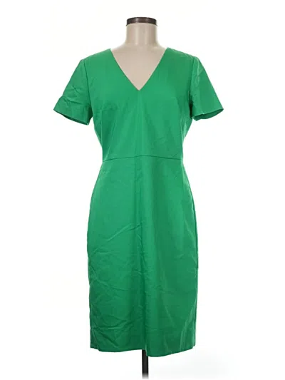 Pre-owned J. By J.crew Casual Dress In Green
