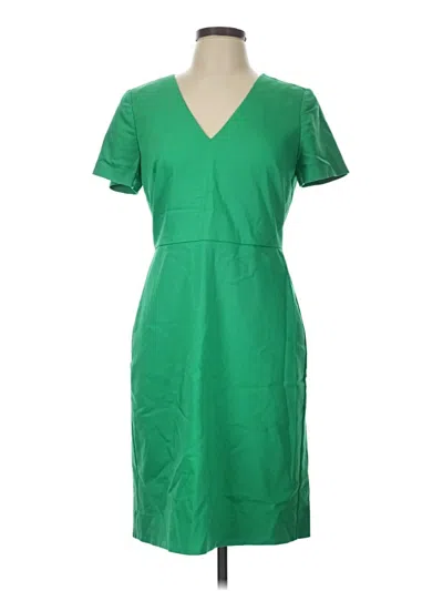 Pre-owned J. By J.crew Casual Dress In Green