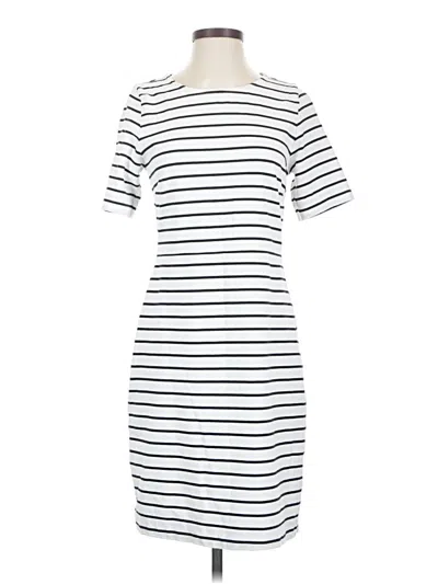 Pre-owned J. By J.crew Casual Dress In White