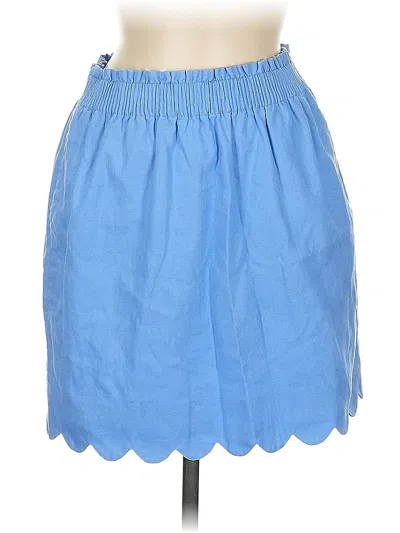 Pre-owned J. By J.crew Casual Skirt In Blue