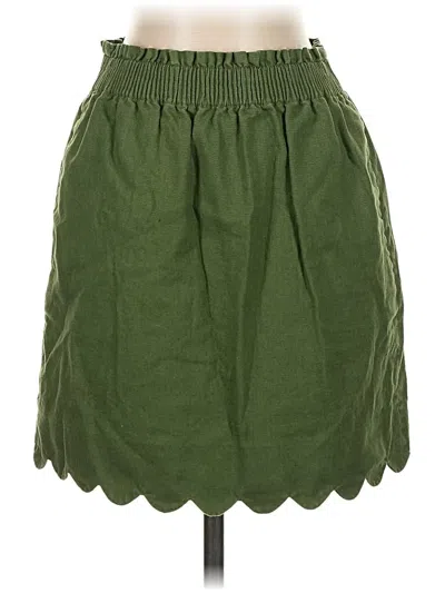 Pre-owned J. By J.crew Casual Skirt In Green