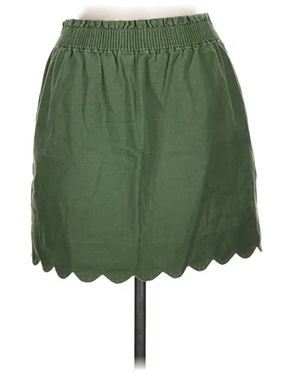 Pre-owned J. By J.crew Casual Skirt In Green