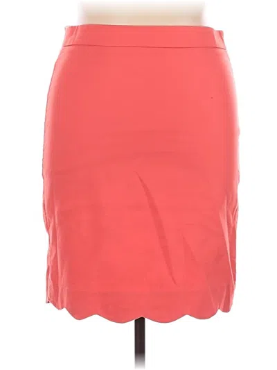 Pre-owned J. By J.crew Casual Skirt In Orange