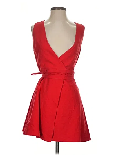 Pre-owned J. By J.crew Cocktail Dress In Red