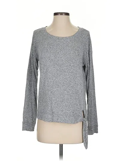 Pre-owned J. By J.crew Long Sleeve T-shirt In Gray