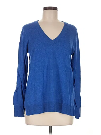 Pre-owned J. By J.crew Pullover Sweater In Blue
