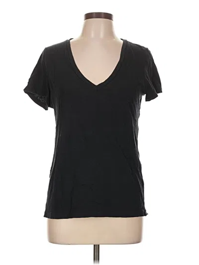 Pre-owned J. By J.crew Short Sleeve T-shirt In Black