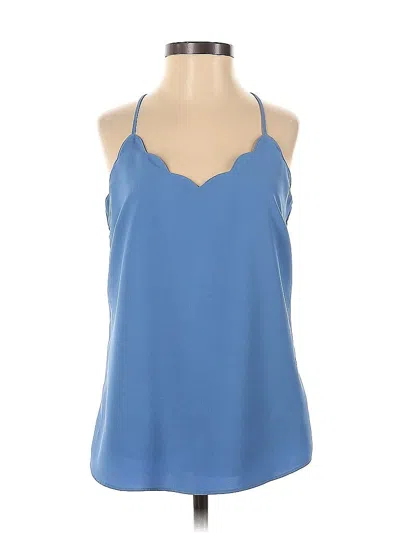 Pre-owned J. By J.crew Sleeveless Blouse In Blue