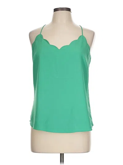 Pre-owned J. By J.crew Sleeveless Blouse In Green