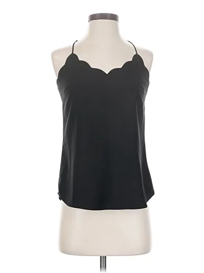 Pre-owned J. By J.crew Sleeveless Top Black Halter Neckline Tops