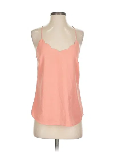 Pre-owned J. By J.crew Sleeveless Top Orange Halter Neckline Tops