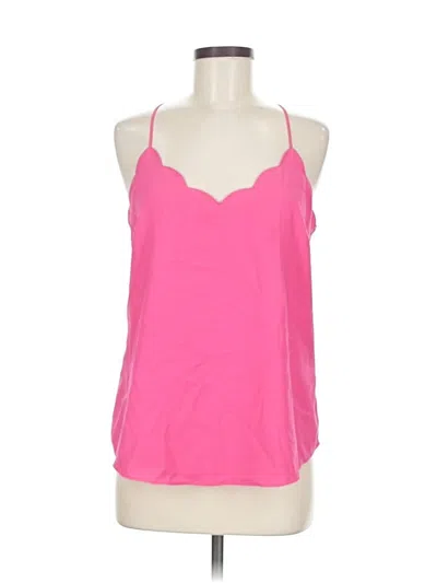 Pre-owned J. By J.crew Sleeveless Top Pink Halter Neckline Tops