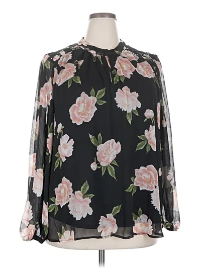 Pre-owned J By Joie 3/4 Sleeve Blouse In Black