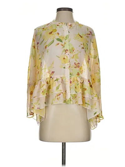 Pre-owned J By Joie 3/4 Sleeve Blouse In Ivory