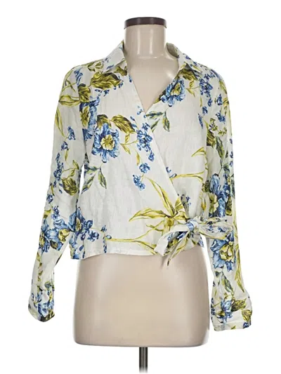 Pre-owned J By Joie 3/4 Sleeve Blouse In Yellow