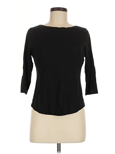 Pre-owned J By Joie 3/4 Sleeve T-shirt In Black