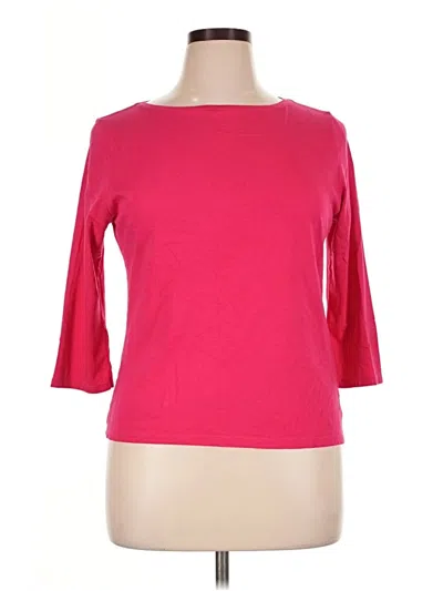 Pre-owned J By Joie 3/4 Sleeve T-shirt In Pink