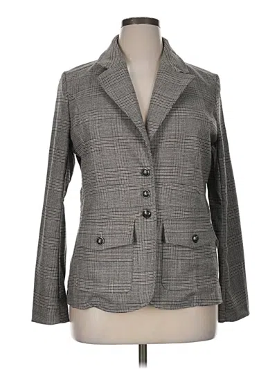 Pre-owned J By Joie Blazer Jacket In Gray