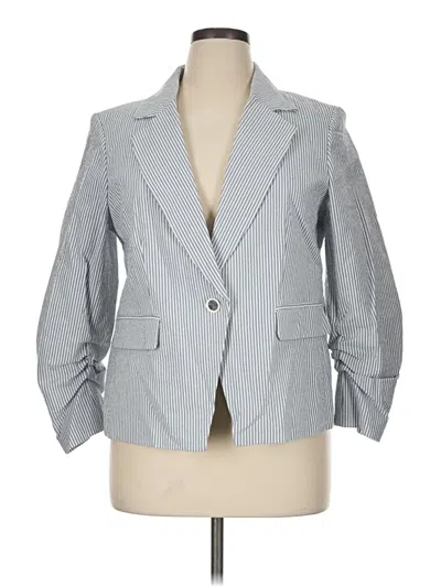 Pre-owned J By Joie Blazer Jacket In Gray