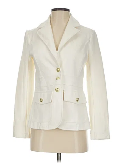 Pre-owned J By Joie Blazer Jacket In Ivory