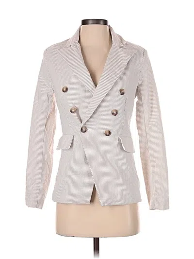 Pre-owned J By Joie Blazer Jacket In White