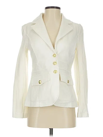 Pre-owned J By Joie Blazer Jacket In White