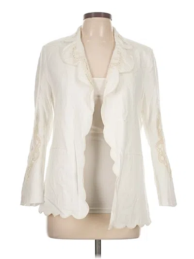 Pre-owned J By Joie Blazer Jacket In White