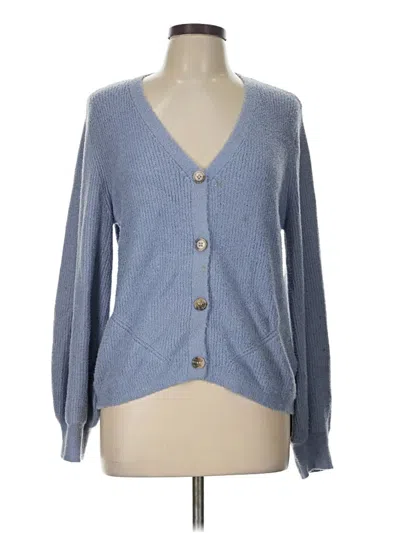 Pre-owned J By Joie Cardigan Sweater In Blue