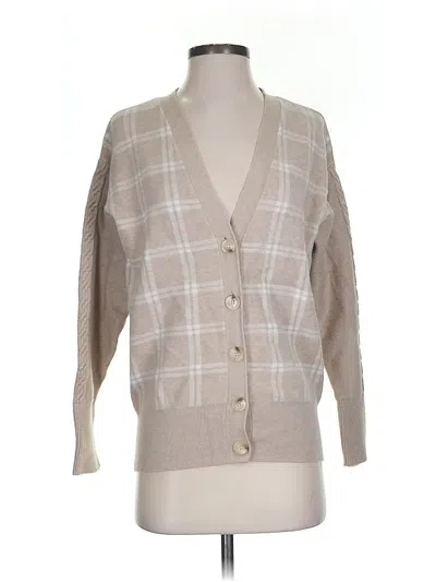 Pre-owned J By Joie Cardigan Sweater In Brown