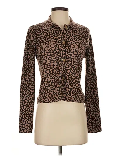 Pre-owned J By Joie Cardigan Sweater In Brown