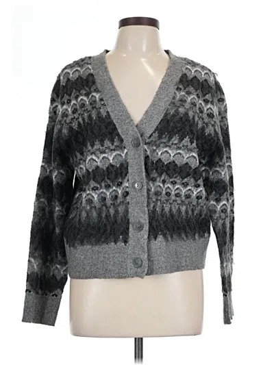 Pre-owned J By Joie Cardigan Sweater In Gray