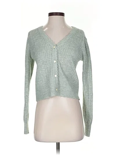 Pre-owned J By Joie Cardigan Sweater In Green