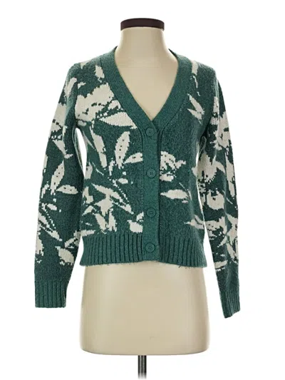 Pre-owned J By Joie Cardigan Sweater In Green